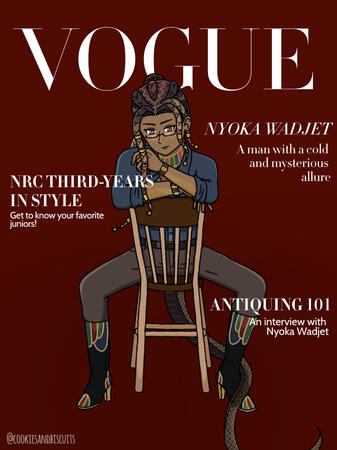 Cover Page Model (OC by @cozymochi (Tumblr))