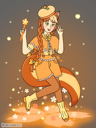 Magical Girl Shuu (OC by @oya-oya-okay (Tumblr))